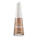 Esmalte Risqué Metálico Ouro Nude com 8ml