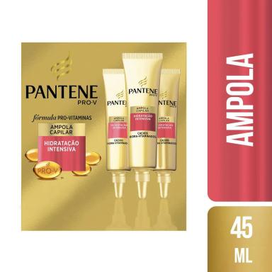 Kit Ampola Capilar Pantene Pro-V Cachos Hidra-Vitaminados com 3 unidades de 15ml cada