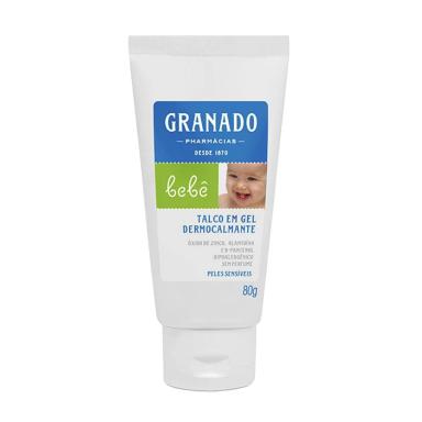 Talco em Gel Infantil Dermocalmante Granado Bebê Peles Sensíveis com 80g