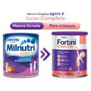 Suplemento Alimentar Infantil Fortini Complete Sabor Vitamina de Frutas com 800g