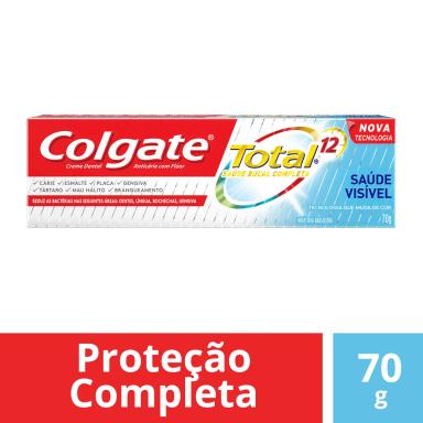 Pasta de Dente Colgate Total 12 Professional Saúde Visível com 70g