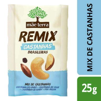 Remix de Castanhas Brasileiras Mãe Terra com 25g