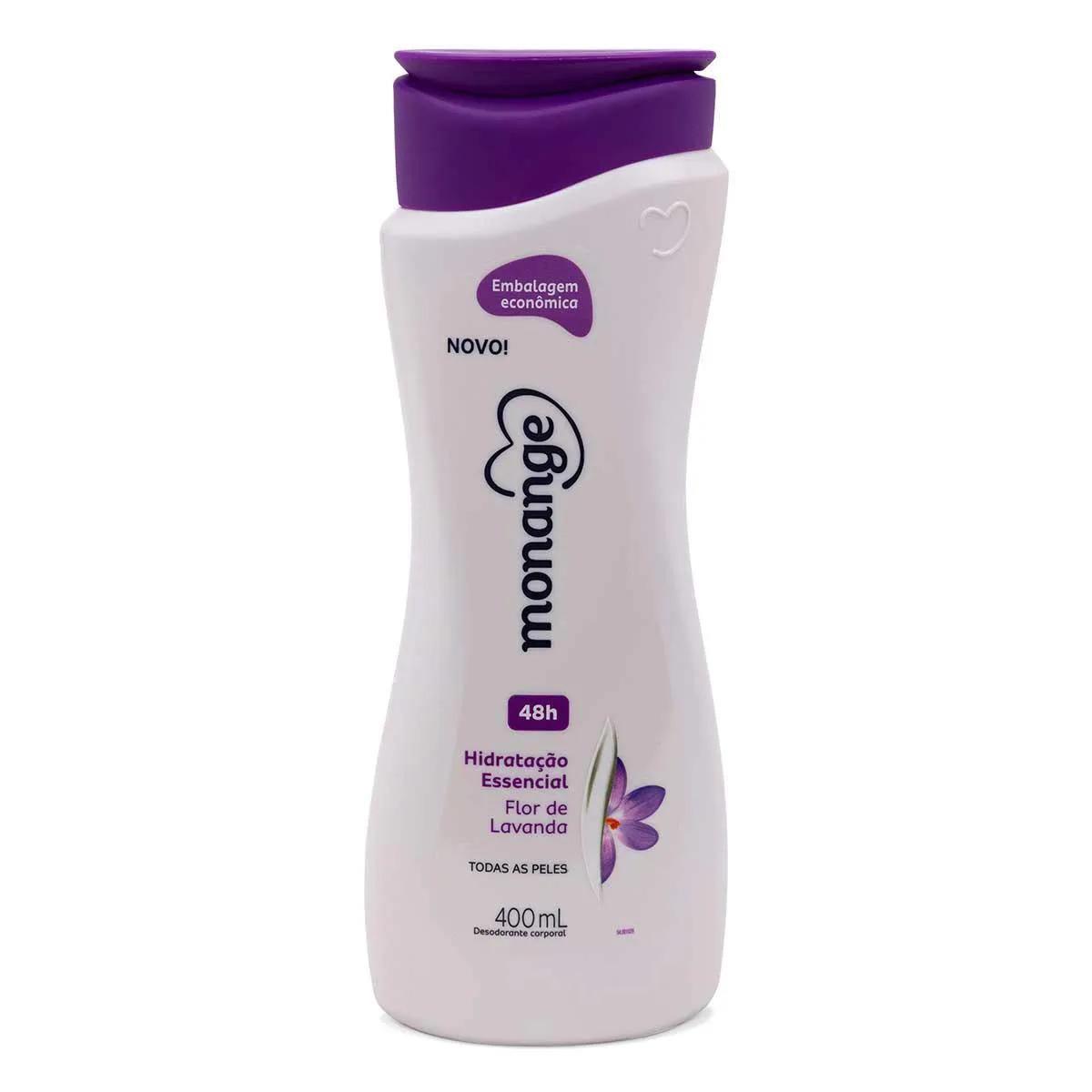 Hidratante Desodorante Monange Flor de Lavanda com 400ml