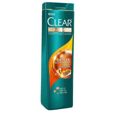 Shampoo Clear Anticaspa Detox Antipoluição