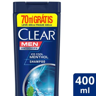 Shampoo Anticaspa Clear Men Ice Cool Mentho