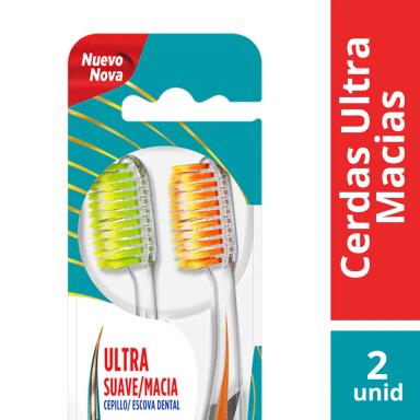 Escova de Dente Colgate Slim Soft Advanced Ultra Macia com 2 unidades