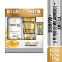 Kit Pantene Liso Extremo Shampoo com 400ml + Condicionador com 170ml + Ampola Restauração com 15ml