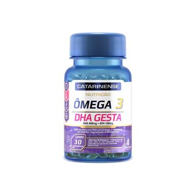 Ômega 3 DHA Gesta Catarinense Nutrição com 30 cápsulas gelatinosas moles