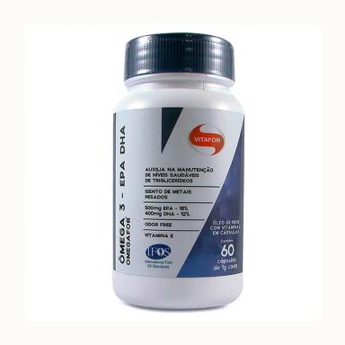 Ômega 3 EPA DHA Vitafor com 60 cápsulas