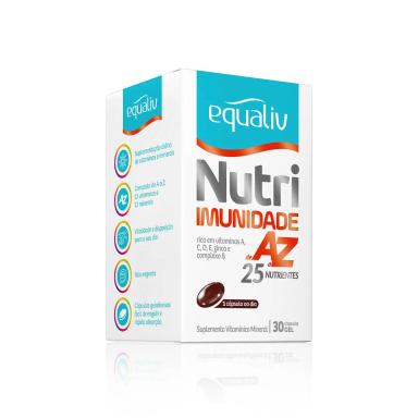 Equaliv Nutri Imunidade A a Z com 30 cápsulas gel