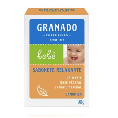 Sabonete Granado Bebê Camomila Glicerina em Barra com 90g