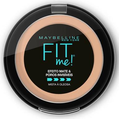 Pó Compacto Maybelline Fit Me R02 Claro Rosado Efeito Mate com 1 unidade