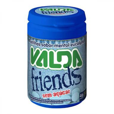 Pastilhas Valda Friends Mentol Sem Açúcar 50g