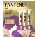 Trio de Ampolas Nutritivas Pantene Unidas Pelos Cachos com 15ml cada