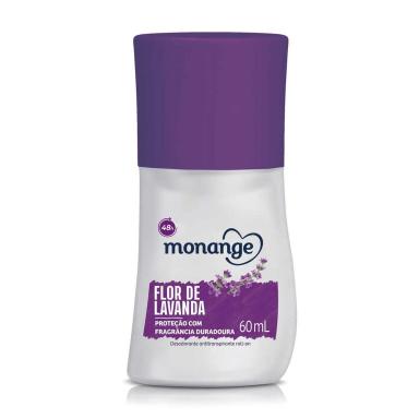Desodorante Monange Flor de Lavanda Roll-On com 60ml