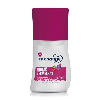 Desodorante Roll-On Monange Frutas Vermelhas com 60ml