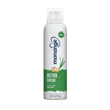Desodorante Aerosol Monange Detox Fresh com 150ml