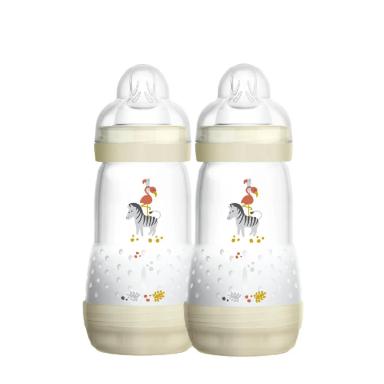 Mamadeira MAM Easy Start Neutra 2 meses+ com 2 unidades capacidade 260ml