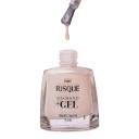 Esmalte Risqué Diamond Gel Branco Camafeu Hipoalergênico com 9,5ml