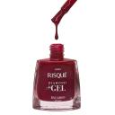Esmalte Risqué Diamond Gel Rosa Flambado Hipoalergênico com 9,5ml