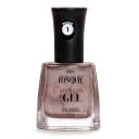Esmalte Risqué Diamond Gel Cetim Dourado Hipoalergênico com 9,5ml