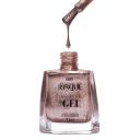 Esmalte Risqué Diamond Gel Cetim Dourado Hipoalergênico com 9,5ml