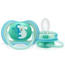 Chupeta Philips Avent Ultra Air +18 meses Azul com 2 unidades