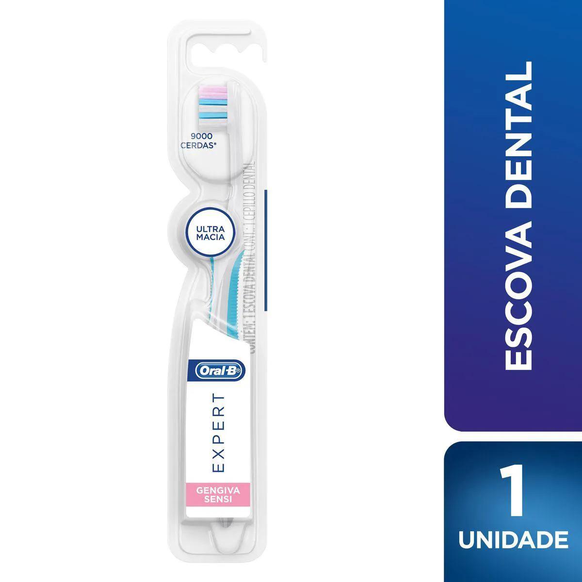 Escova de Dente Oral-B Expert Gengiva Sensi Ultramacia com 1 unidade