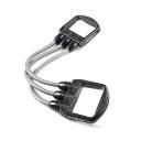 Expansor Fitness Atrio Cinza e Preto ES233 com 1 unidade