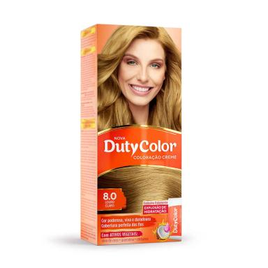 Coloração Creme DutyColor 8.0 Louro Claro com 1 unidade