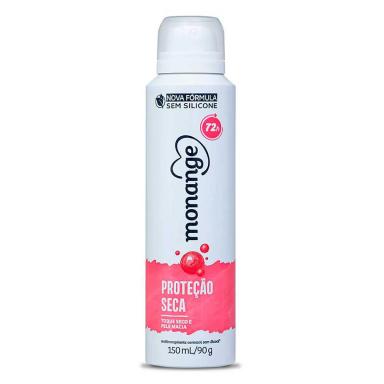 Desodorante Aerosol Monange Proteção Seca Feminino com 150ml