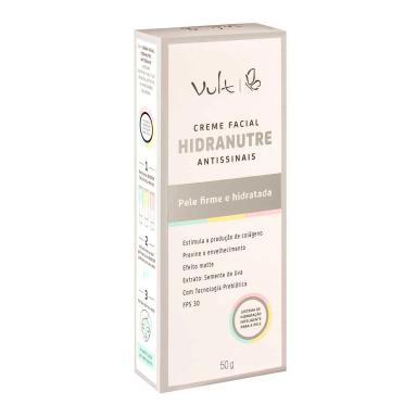 Creme Facial Antissinais Hidranutre Vult FPS 30 com 50g