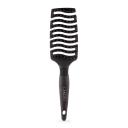 Escova de Cabelo Lanossi Flex Ventilada Preta com 1 unidade
