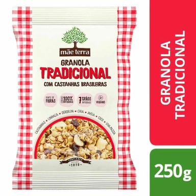 Granola Mãe Terra Tradicional Castanhas Brasileiras com 250g