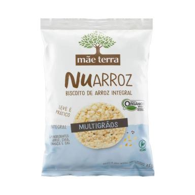 Biscoito Mãe Terra Integral Orgânico Nuarroz com 35g