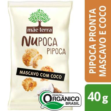 Pipoca Doce Mãe Terra Açúcar Mascavo com Coco com 35g