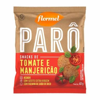 Snacks Assados de Tomate e Manjericão Parô com 40g