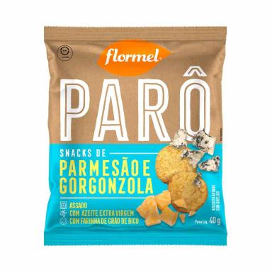 Snacks Assados de Parmesão e Gorgonzola Parô com 40g
