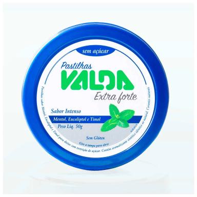 Pastilha Valda Extra Forte Sem Açúcar 50g