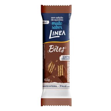 Mini Wifer Línea Bites ao Leite com 8 Unidades