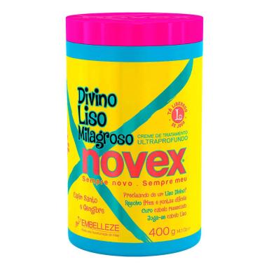 Creme de Tratamento Novex Divino Liso Milagroso com 400g