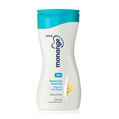 Hidratante Corporal Monange Essencial Iogurte com Aveia com 200ml