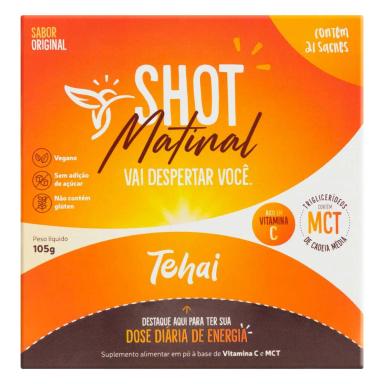 Suplemento Alimentar Tehai Shot Matinal Original 21 Sachês