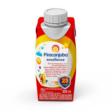 Bebida Láctea Infantil Piracanjuba Excellence Fase Pré Escolar 200ml