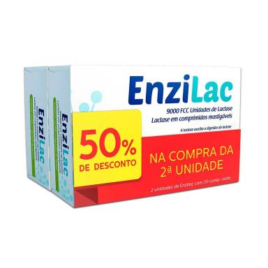 Enzilac 9.000UI Leve 60 Pague 45 comprimidos