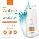 Protetor Solar Facial Darrow Actine Aquafluid FPS 60 Sem Cor 40g