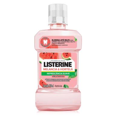 Enxaguante Bucal Listerine Melancia & Hortelã Sem Álcool 250ml