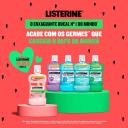 Enxaguante Bucal Listerine Melancia & Hortelã Sem Álcool 500ml