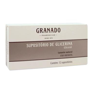 Supositório de Glicerina Granado Infantil 12 Supositórios