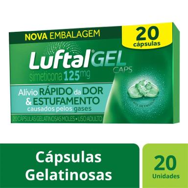 Luftal Gel Caps Simeticona 125mg 20 cápsulas